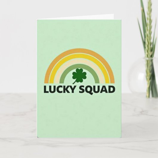 Lucky Squad Rainbow Card カード (正面)