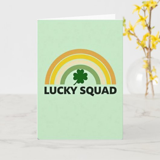 Lucky Squad Rainbow Card カード (黄色い花)
