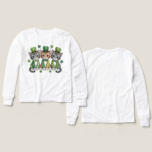 Lucky St. Patrick’s Day Kittens-47474 (デザイン 正面＆背面)