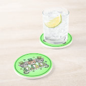 Lucky St. Patrick’s Day Kittens-47474 コースター (側面)