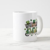 Lucky St. Patrick’s Day Kittens-47474 ジャンボコーヒーマグカップ (正面右)