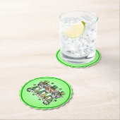 Lucky St. Patrick’s Day Kittens-47474 ペーパーコースター (インサイチュ)