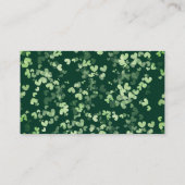 Lucky St. Patrick's Day Bridal Shower エンクロージャーカード (裏面)