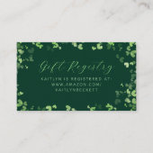 Lucky St. Patrick's Day Bridal Shower エンクロージャーカード (正面)