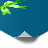 Lucky, St.patricks Day Coquette,shamrock Funny  ポスター (角)