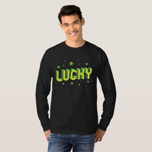 Lucky St Patricks Day St Patricks Day Lucky Tシャツ (正面フル)
