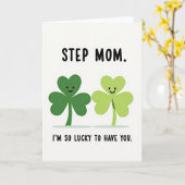 Lucky Step Mom Card カード (黄色い花)