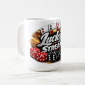 Lucky Streak Casino Mug コーヒーマグカップ (正面左)