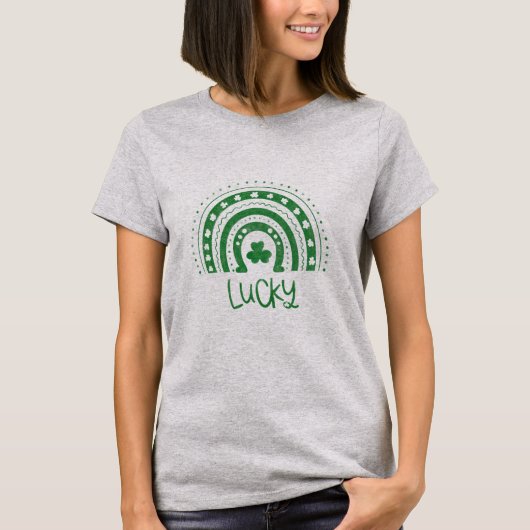 Lucky T-Shirt for St.Patrick's Day Tシャツ (正面)