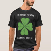 Lucky Teacher St Patrick's Day Harder Work Luckier Tシャツ (正面)