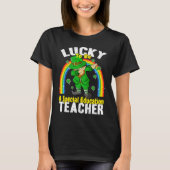 Lucky to be a Special Education Teacher St Patrick Tシャツ (正面)
