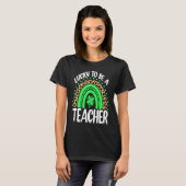 Lucky To Be A Teacher Rainbow Teacher St Patricks  Tシャツ (正面フル)