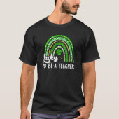 Lucky To Be A Teacher Shamrock St Patricks Day Ire Tシャツ (正面)