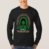 Lucky To Be A Therapist St Patricks Day Speech The Tシャツ (正面)