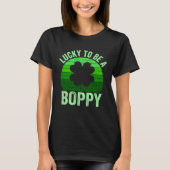 Lucky To Be Poppy Leprechaun Shamrock St Patricks  Tシャツ (正面)
