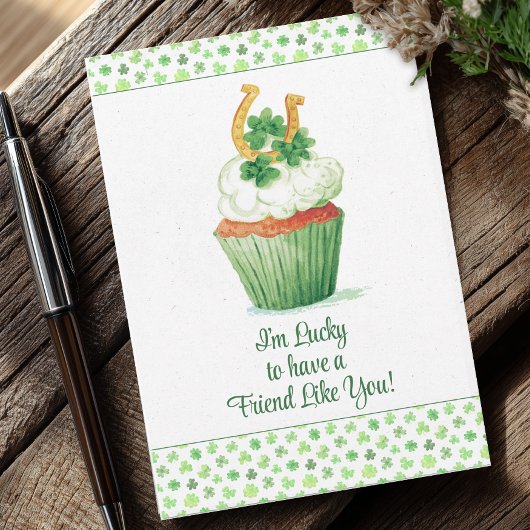 Lucky To Have a Friend Like You St Patrick's Day カード