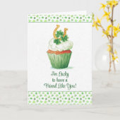Lucky To Have a Friend Like You St Patrick's Day カード (黄色い花)