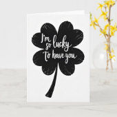 Lucky To Have You Art Card カード (黄色い花)