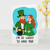 Lucky To Have You Irish Card カード (黄色い花)