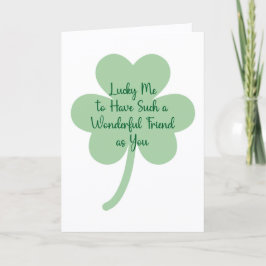 Lucky to Have You St. Patrick’s Day Friend         カード