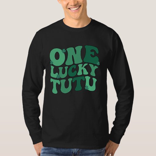 Lucky Tutu Grandmother St Patrick's Day Tutu Grand Tシャツ (正面)