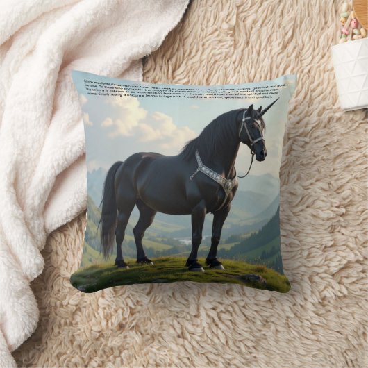 Lucky Unicorn クッション (ブランケット)