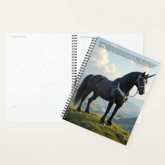 Lucky Unicorn Calendar プランナー手帳 (ディスプレー)