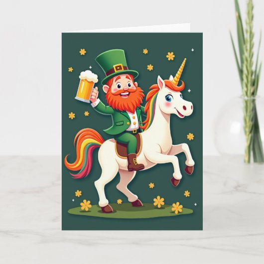 Lucky Unicorn Celebration Card カード (正面)