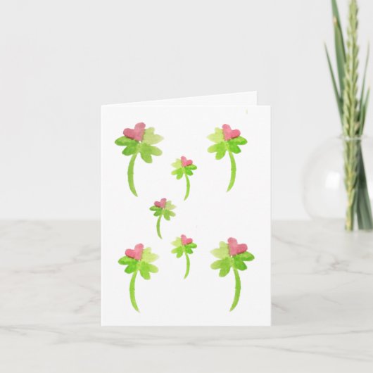 Lucky Valentine's Day Card サンキューカード (正面)