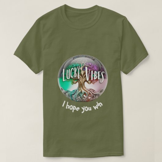 Lucky Vibes 01 Tシャツ (デザイン正面)