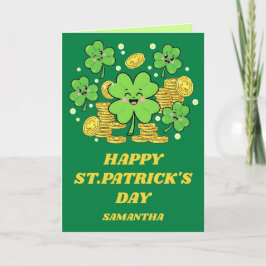 Lucky Wishes St. Patrick’s Day カード