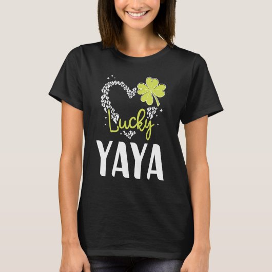 Lucky Yaya  St Patricks Day  womens Tシャツ (正面)