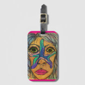 LuckyPenの芸術 ラゲッジタグ (正面縦)