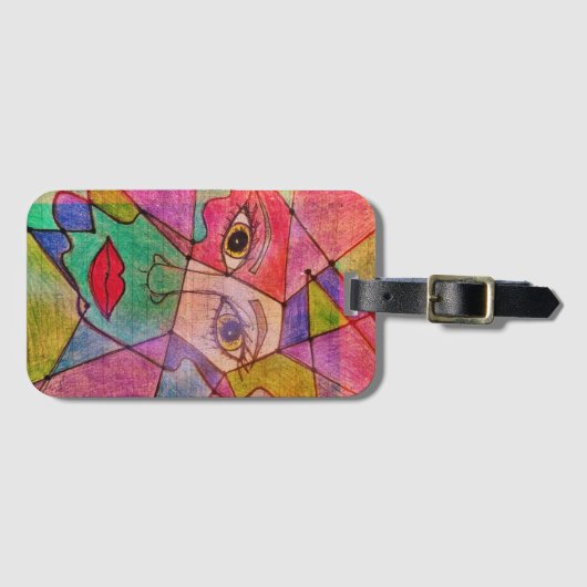 LuckyPenの芸術 ラゲッジタグ (正面横)