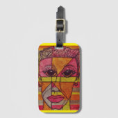 LuckyPenの芸術 ラゲッジタグ (正面縦)