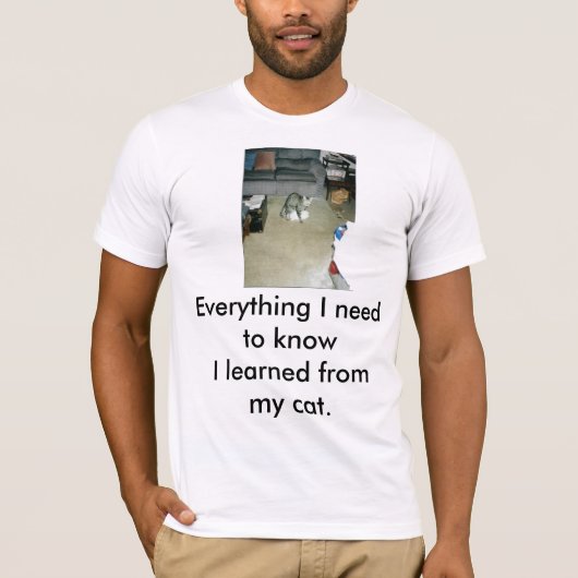 luckyrascal、私が知る必要があるすべて tシャツ (正面)