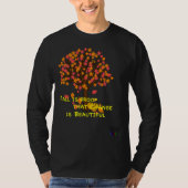 Lucmarty Fall is Proof Maple Leaves Pumpkin Autumn Tシャツ (正面)