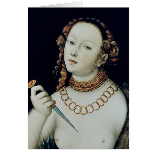 Lucretia 1538年の自殺 (正面)