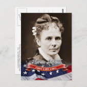 Lucretia Garfield、アメリカ大統領夫人 ポストカード (正面/裏面)
