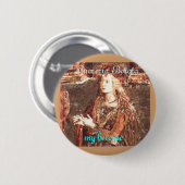 Lucrezia Borgiaの私のヒロイン 缶バッジ (正面&裏面)