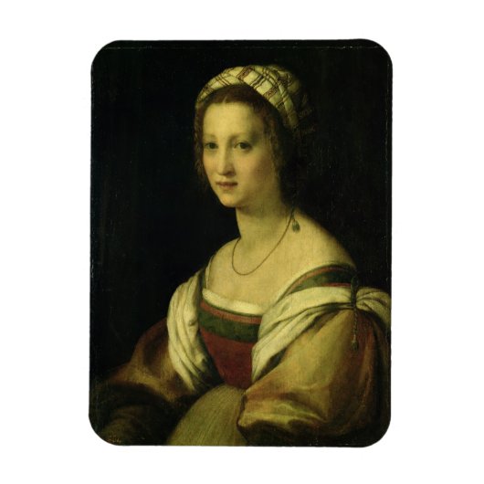 Lucrezia di Baccio del Fede, the Artist's Wife, c. マグネット (縦)