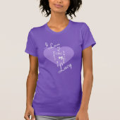 Lucy (Australopithecus) - I Love Lucy Anthropology Tシャツ (正面)