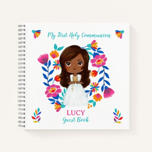 LUCY libro de firmas Primera Comunión ノートブック (正面)
