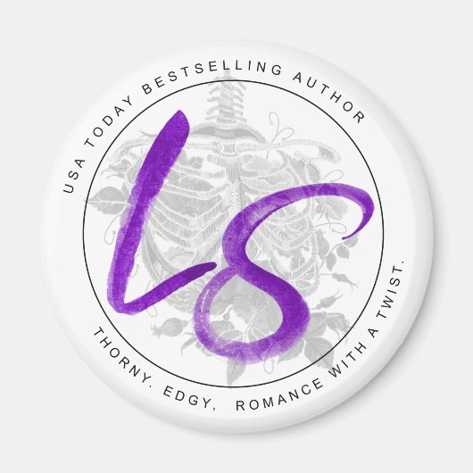 Lucy Smokeロゴマグネット マグネット (正面)