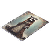 "Lucy the Dapper Raccoon" Vintage Spiral Notebook ノートブック (左側)