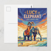 Lucy the Elephant USA ポストカード (正面/裏面)