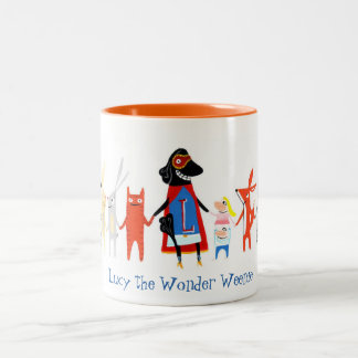 Lucy the Wonder Weenie Mug ツートーンマグカップ