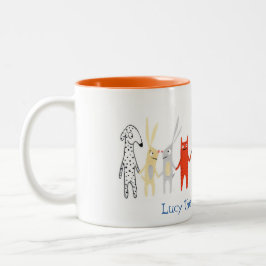 Lucy the Wonder Weenie Mug ツートーンマグカップ