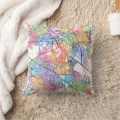 Ludhiana India City Map クッション (ブランケット)