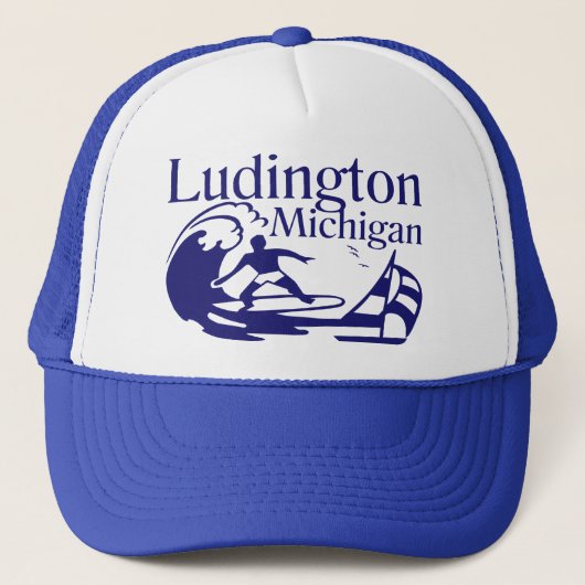 Ludingtonミシガン州 キャップ (正面)